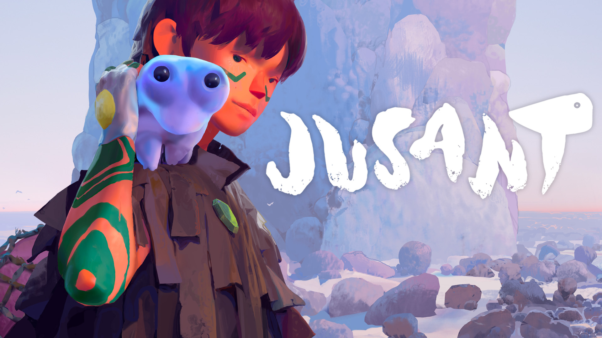 Picture of Jusant's main character and their small animal companion